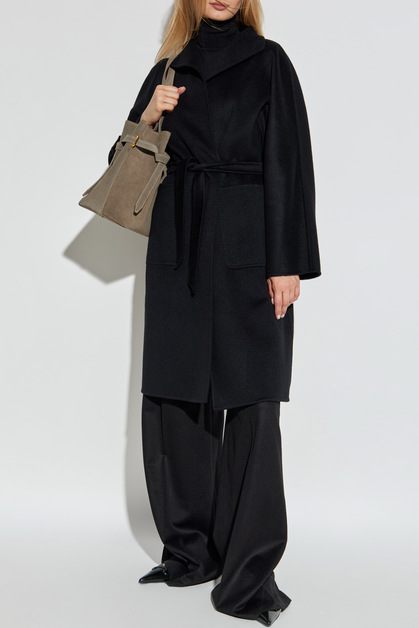 コート LILIA COAT Black Cashmere coat `Lilia` Max Mara - Vitkac France